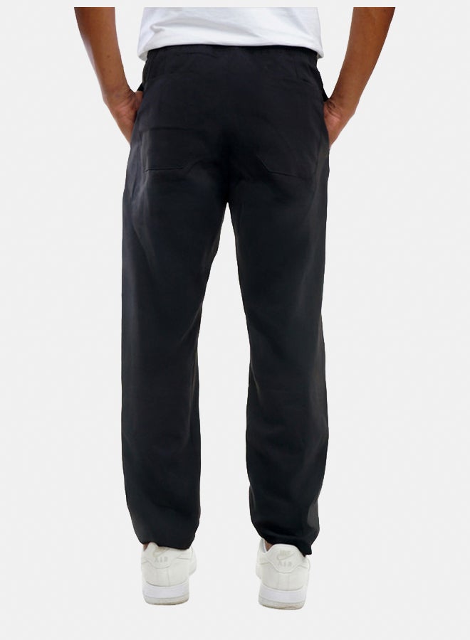 FIRE WOOD FireWood Chino Jogger Pants Regular Fit Casual For Men- Black - Image 4